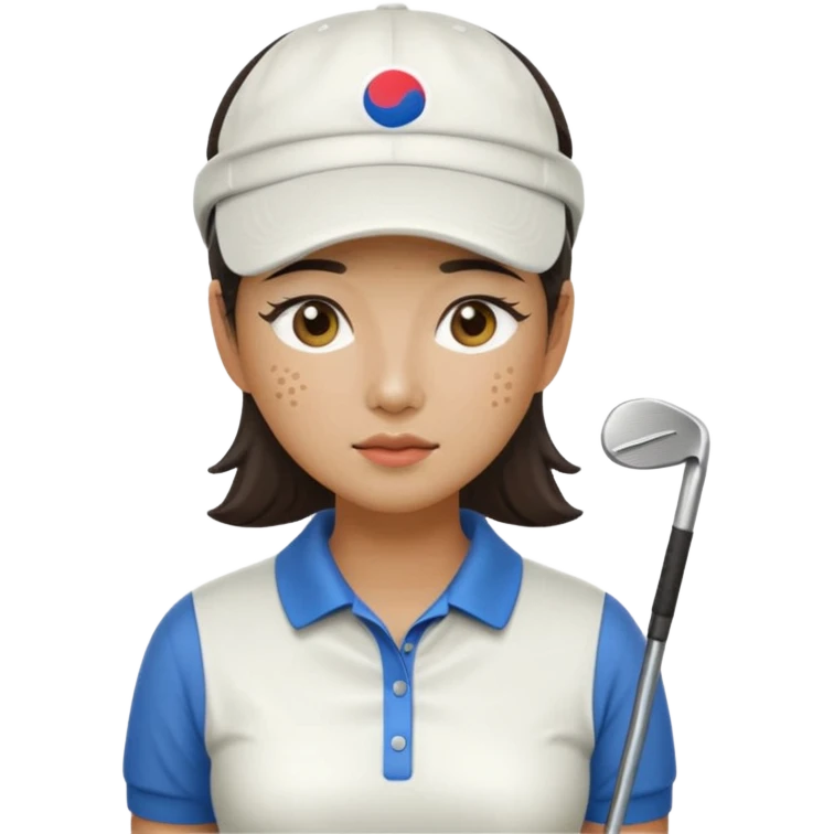 korean women golfer sick profile emoji