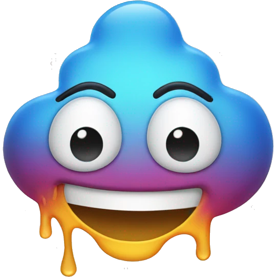Happy Melting face  emoji