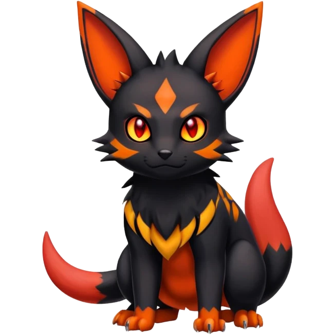 Guilmon-Umbreon-Torracat-hybrid emoji