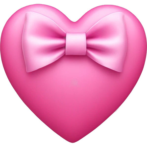 pink heart with bow emoji