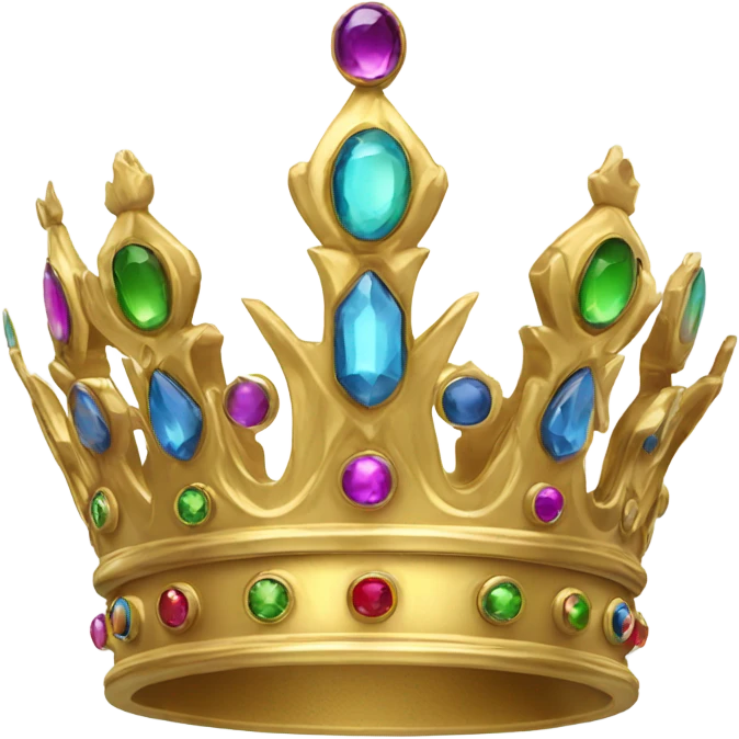 Gold crown  emoji
