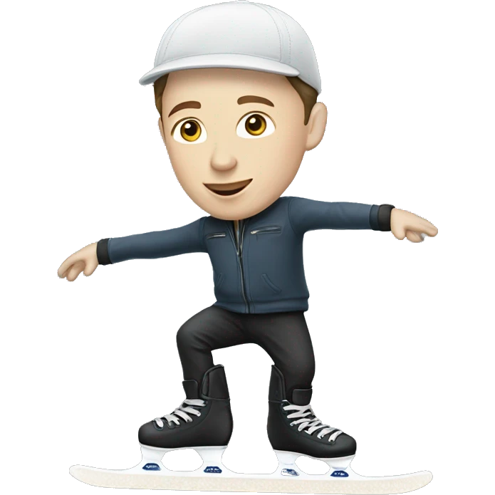 elon musk figure skating emoji