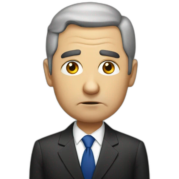 romanian president sad emoji