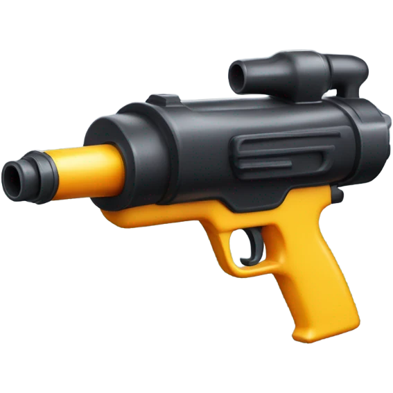Black water gun emoji