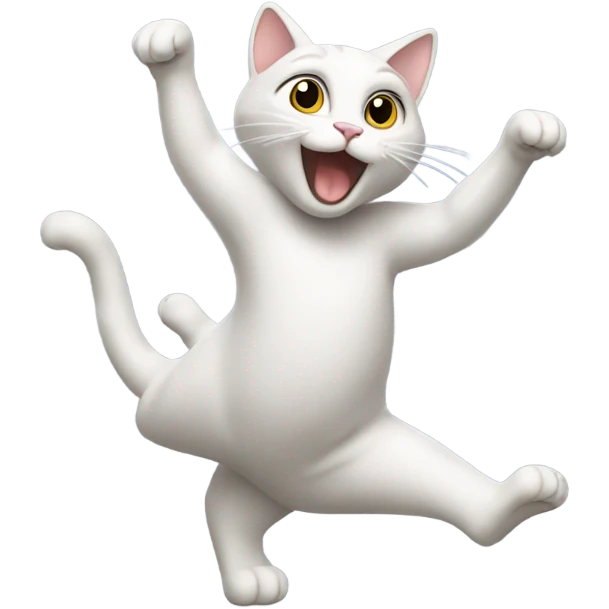 Cat dancing emoji