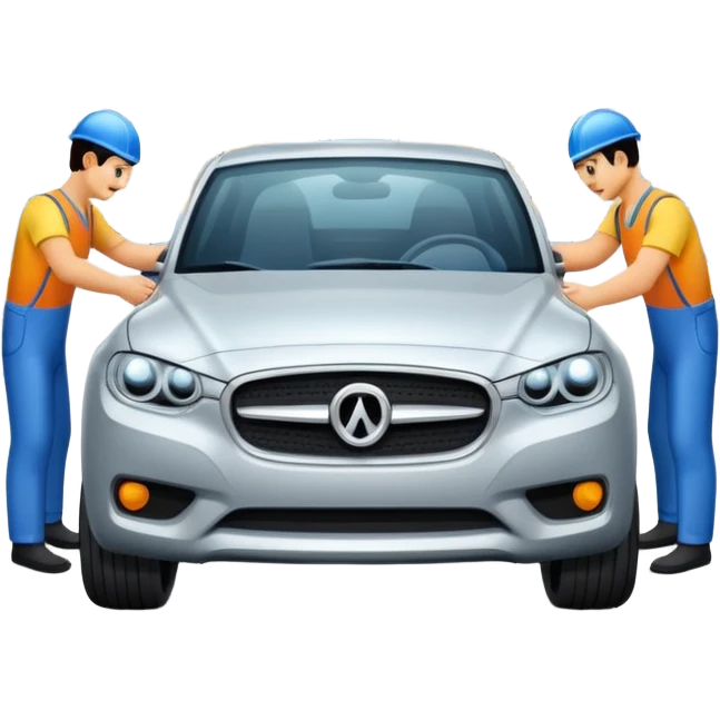 car assembly emoji