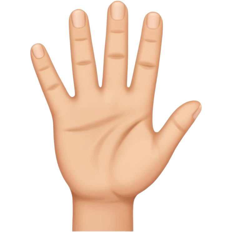 Thumb half high  emoji