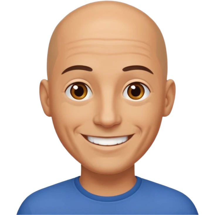 a bald man, Eli Ben-Sasson smiling emoji