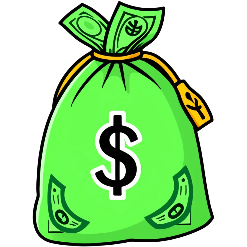 Money bag with yuan symbol emoji