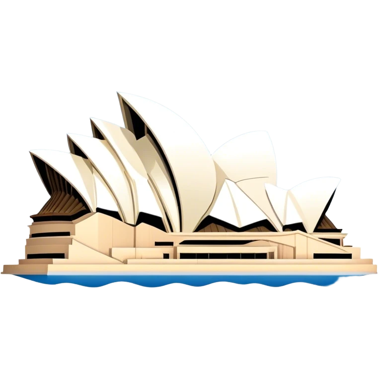 sydney opera house, no frame emoji