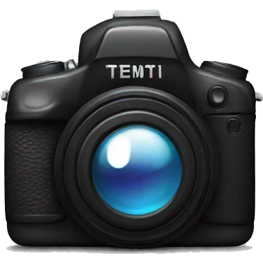 Black camera emoji