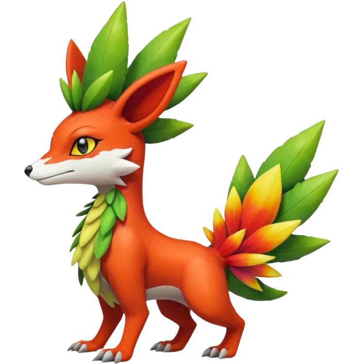 Sceptile-Inteleon-Delphox-Pokémon-Fakémon-creature emoji