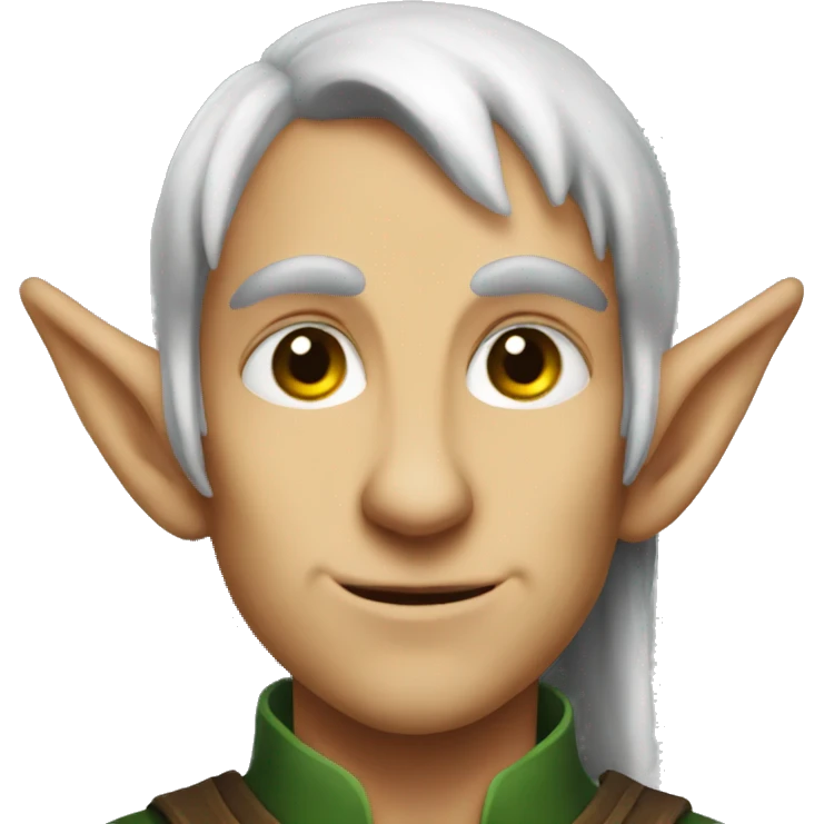 rogue male elf  emoji