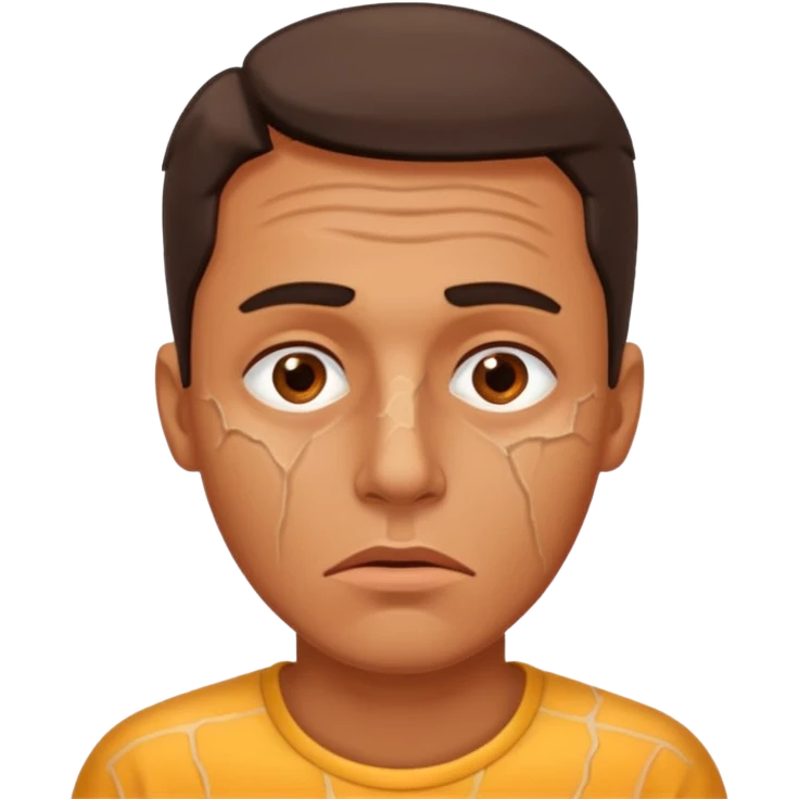 dehydrated man emoji
