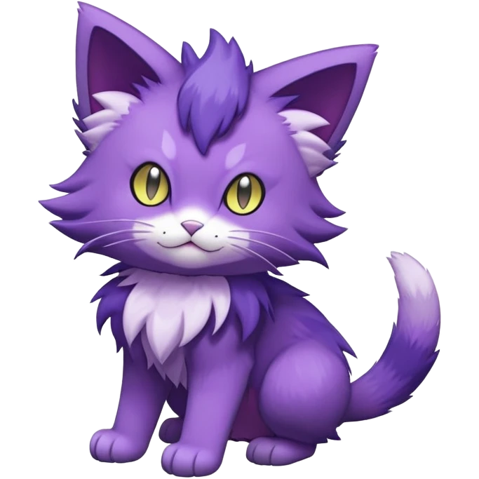 Purrloin-Delcatty-Pokémon-Fakémon-hybrid-creature (full body) emoji
