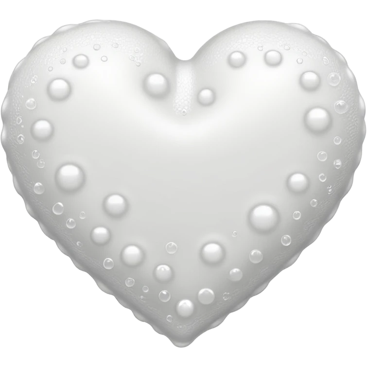 heart foam emoji