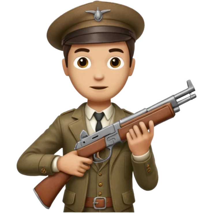 Dutch van der linde holding Tommy gun emoji