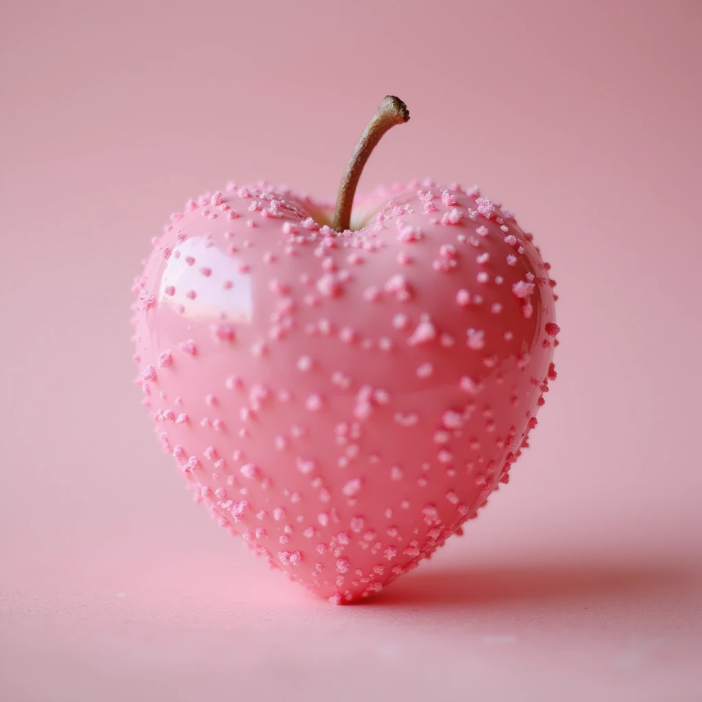 realistic pink hard candy, photorealistic style emoji