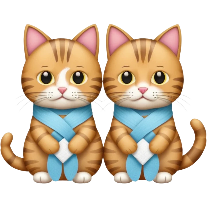 get well soon with cats emoji