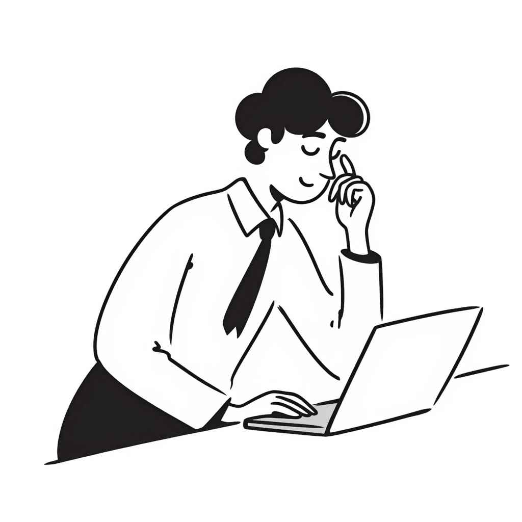 Sherlock Holmes (Benedict Cumberbatch) sits with the laptop emoji