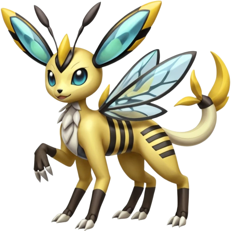 Meloetta-Zeraora-Beedrill-Manectric-Palkia-Cresselia-fusion emoji