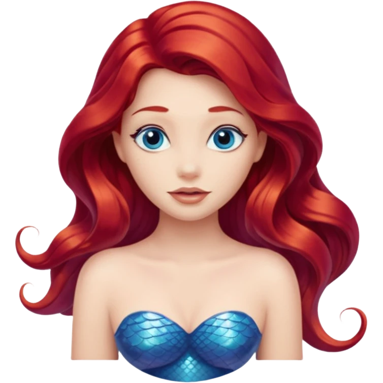 Ariel the mermaid emoji