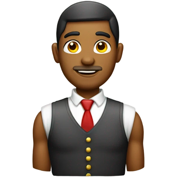 Christmas guy wearing wife beater  emoji