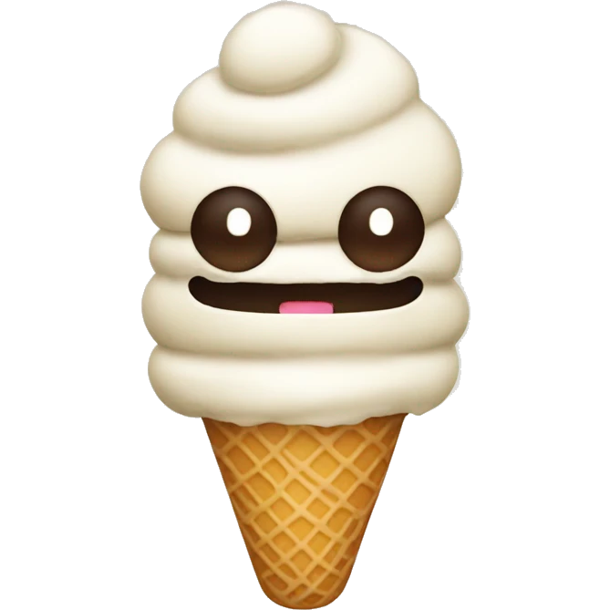 Ice cream emoji