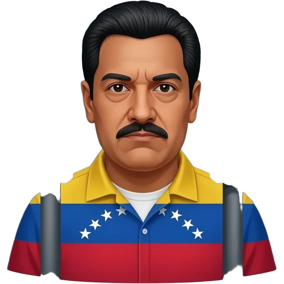 Maduro is behind bars emoji