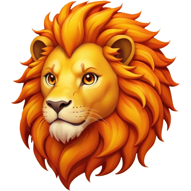 fire lion emoji