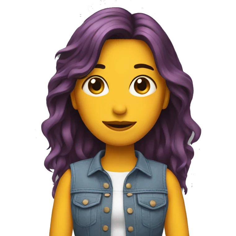 Chica cité emoji