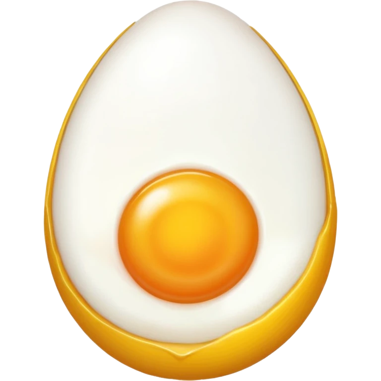 Sunny side up egg emoji