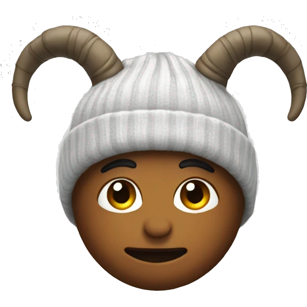 Beanie with horns emoji