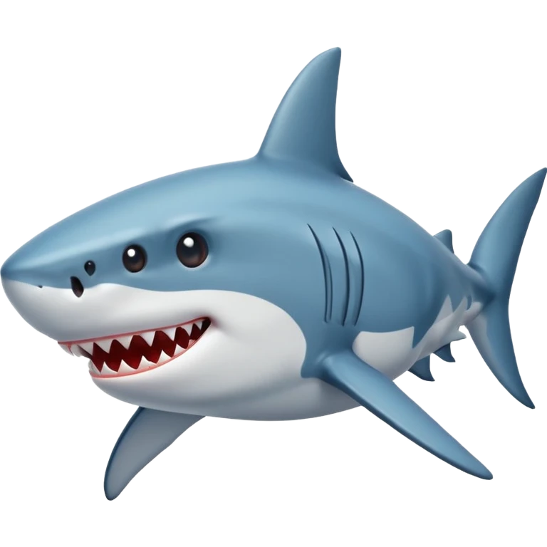 Shark funny 500x500 px emoji