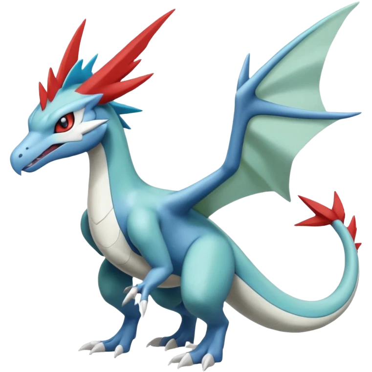 Scyther-Latios-Salamence-Silvally-Kyurem-fusion, full body emoji