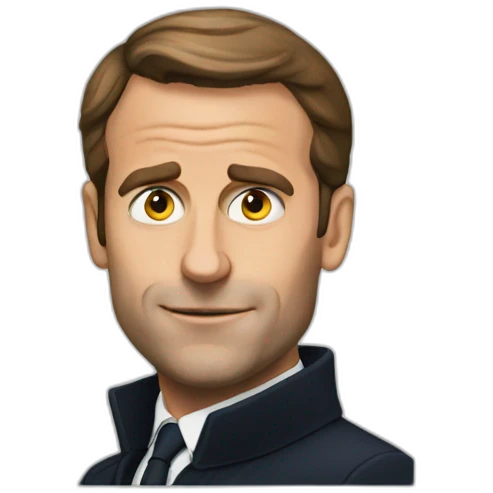 macron cross eyes emoji
