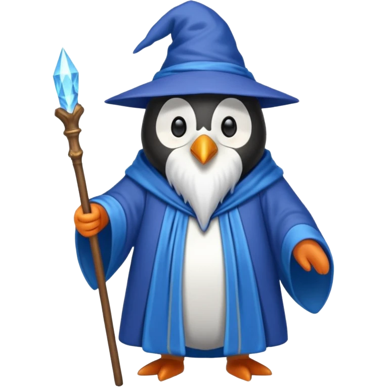 Penguin Wizard emoji