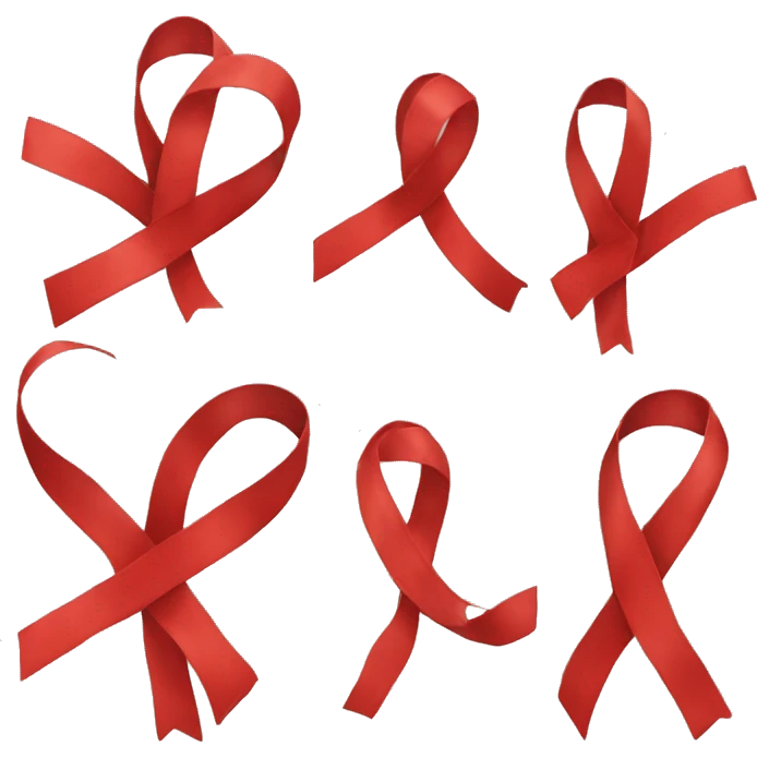red ribbon  emoji