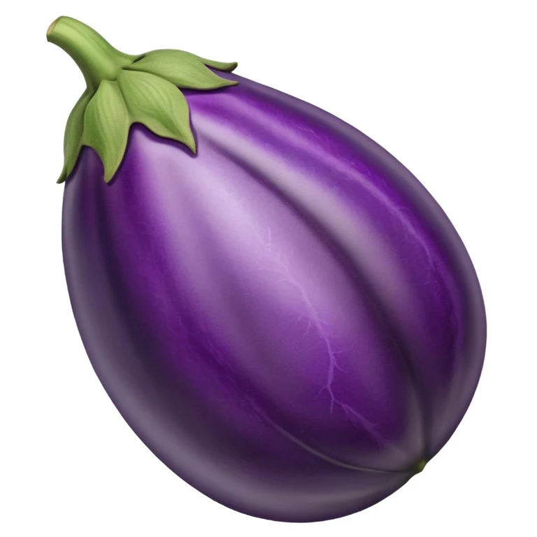 Eggplant with veins  emoji