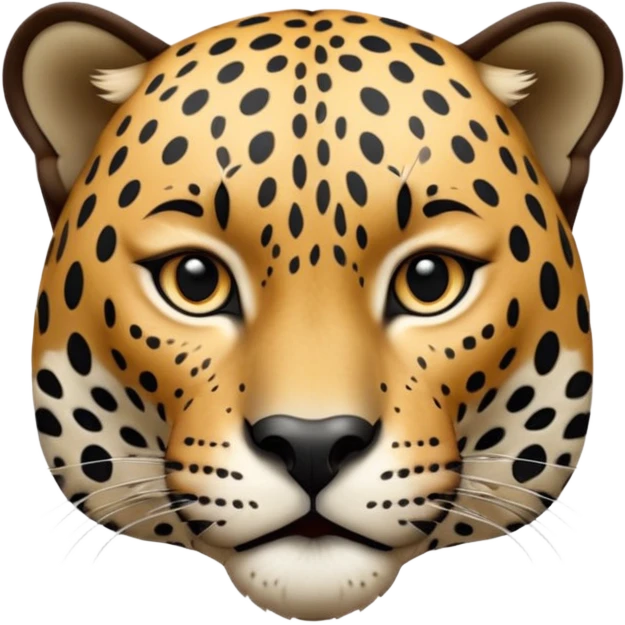 A high-resolution photo-realistic digital illustration of a baby jaguar, chest upward A high-resolution, photo-realistic digital illustration of a majestic jaguar emoji
