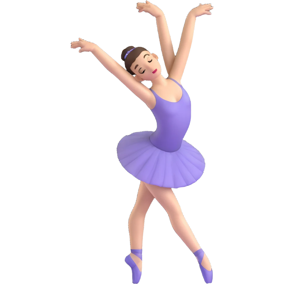 classic ballet dancer emoji
