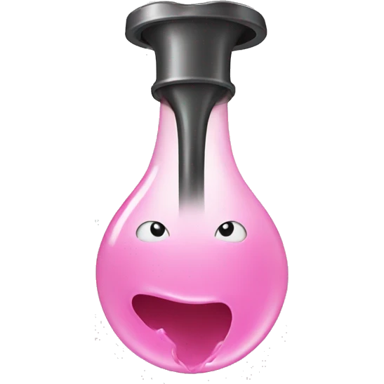 white pipe leaking ppink liquid emoji
