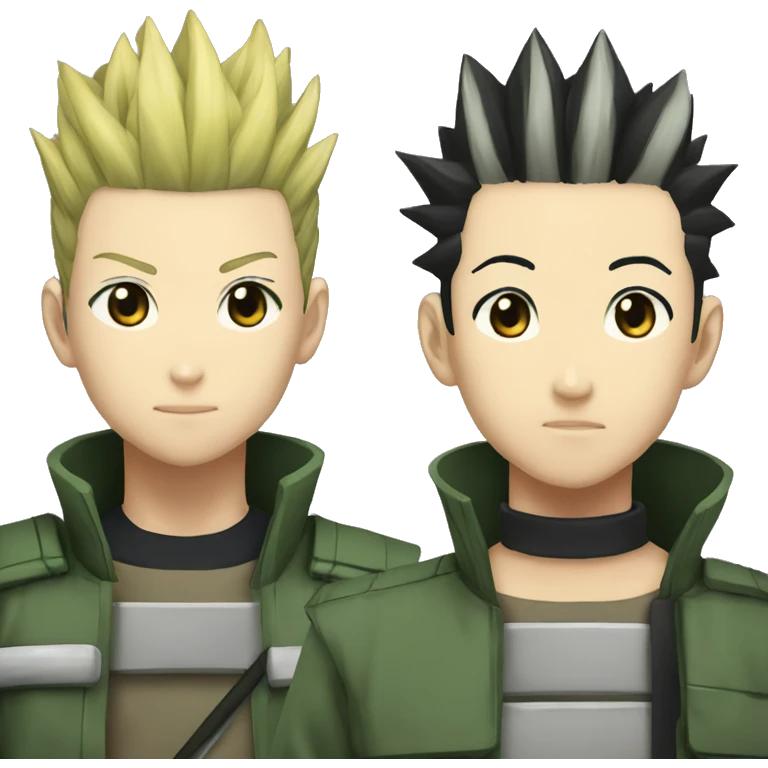 Shikamaru and kirua emoji