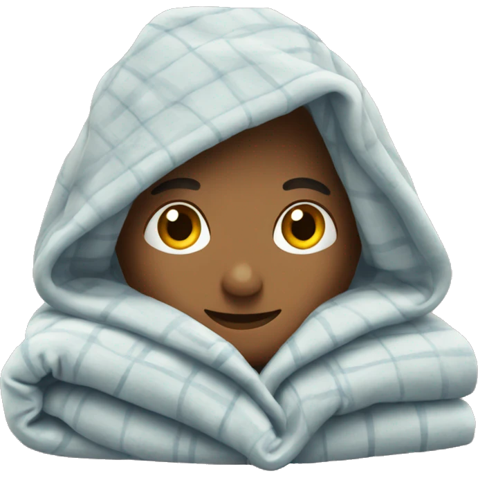 Cozy blanket emoji