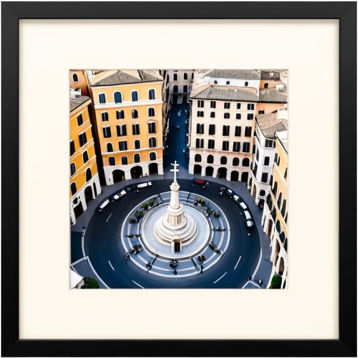 piazza di spagna view from up above
no square style no frame png style 
no squared only building 4k detailed image emoji