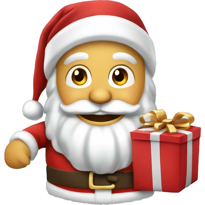Santa Claus mit Geschenken emoji