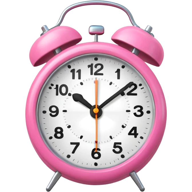 pink alarm emoji