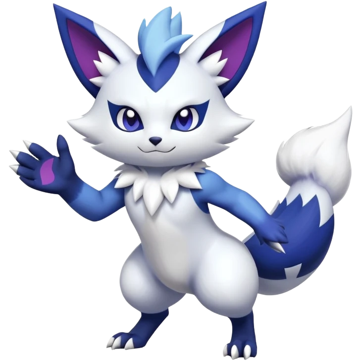Zangoose-Meowstic-Fakémon-hybrid-creature (full body)  emoji