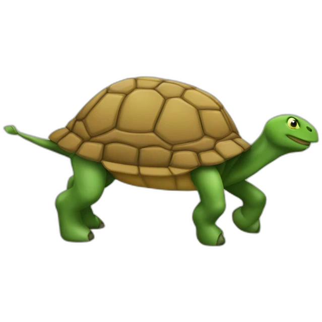 Cheval sur tortue emoji