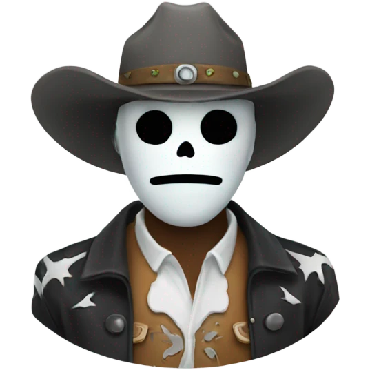 Ghost cowboy  emoji